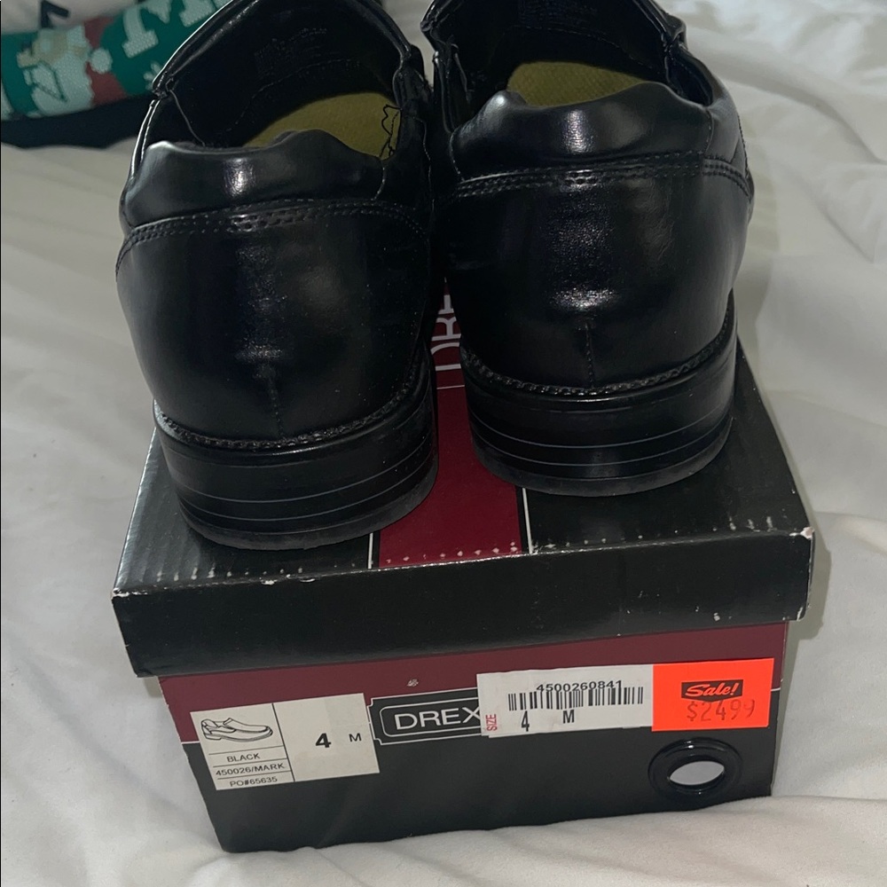 Kids Black Dress Shoes